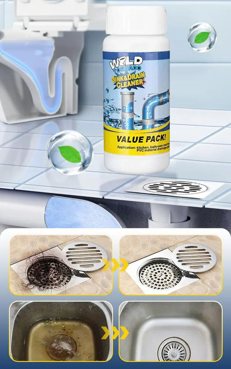 Instant Sink & Drain Cleaner Powder