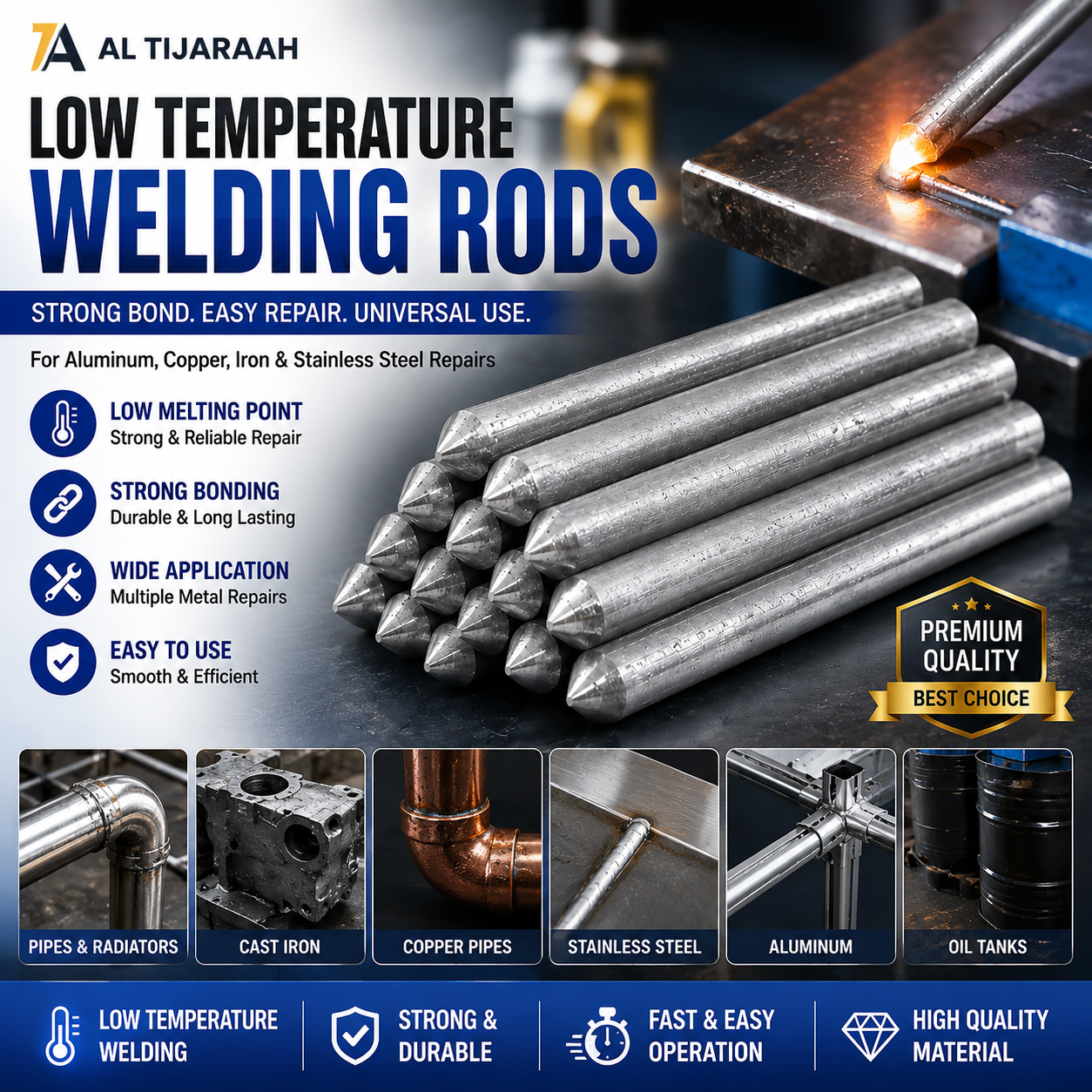 Imported Low Temperature Welding Rods – Universal Metal Repair